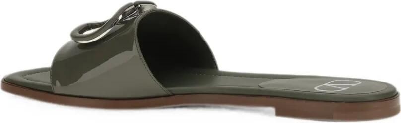 Valentino Garavani VLogo Signature lakleren sandalen Groen - Foto 4