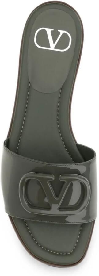 Valentino Garavani VLogo Signature lakleren sandalen Groen - Foto 2
