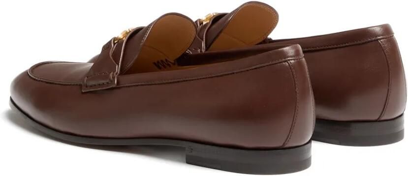 Valentino Garavani VLogo Signature leren loafers Bruin - Foto 5