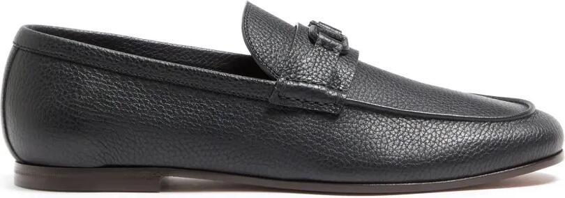Valentino Garavani VLogo Signature leren loafers Zwart