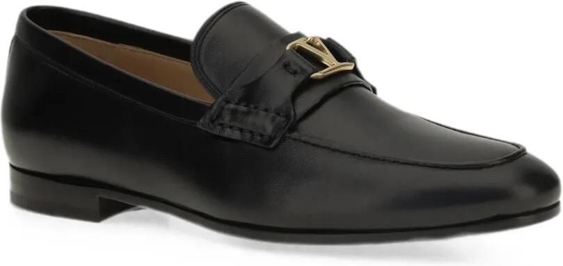 Valentino Garavani VLogo Signature leren loafers Zwart - Foto 2