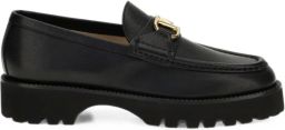 Valentino Garavani VLogo Signature leren loafers Zwart