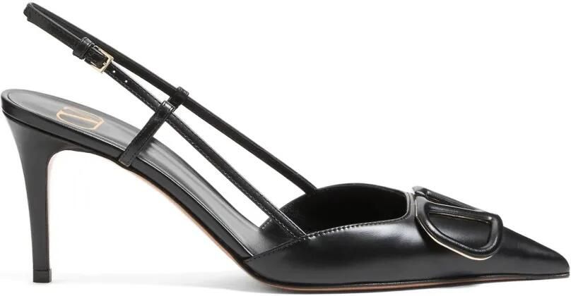Valentino Garavani VLogo Signature leren pumps Zwart