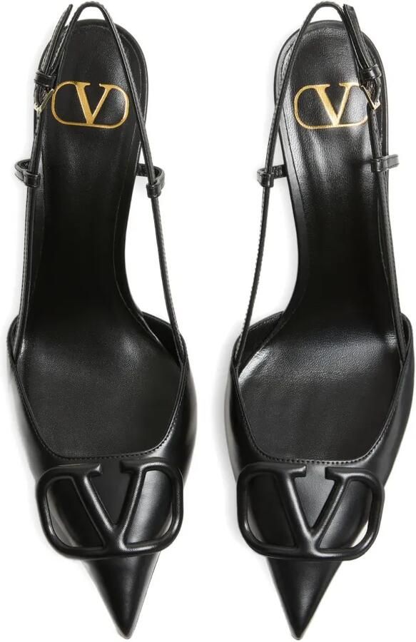 Valentino Garavani VLogo Signature leren pumps Zwart - Foto 2