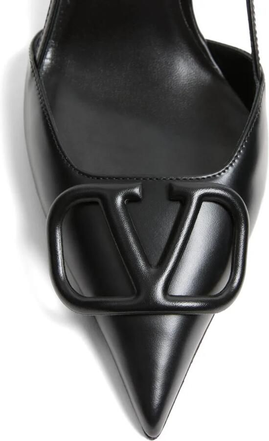 Valentino Garavani VLogo Signature leren pumps Zwart - Foto 3