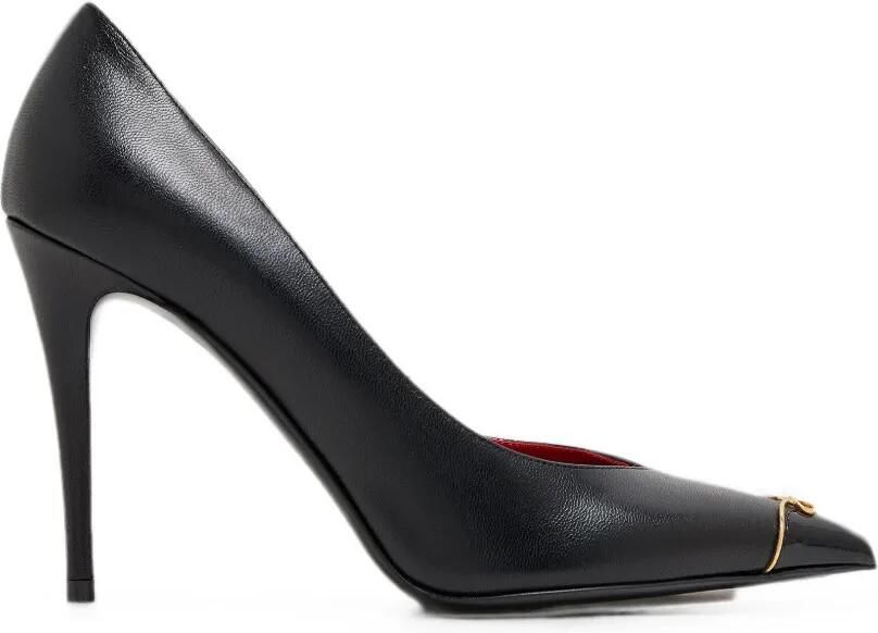 Valentino Garavani VLogo Signature leren pumps Zwart