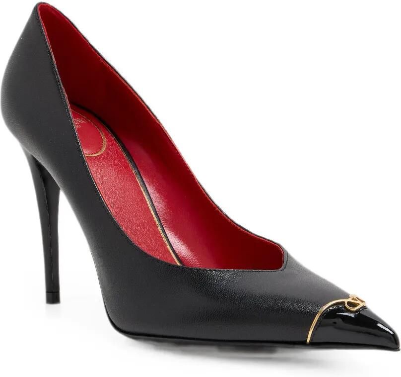Valentino Garavani VLogo Signature leren pumps Zwart - Foto 4