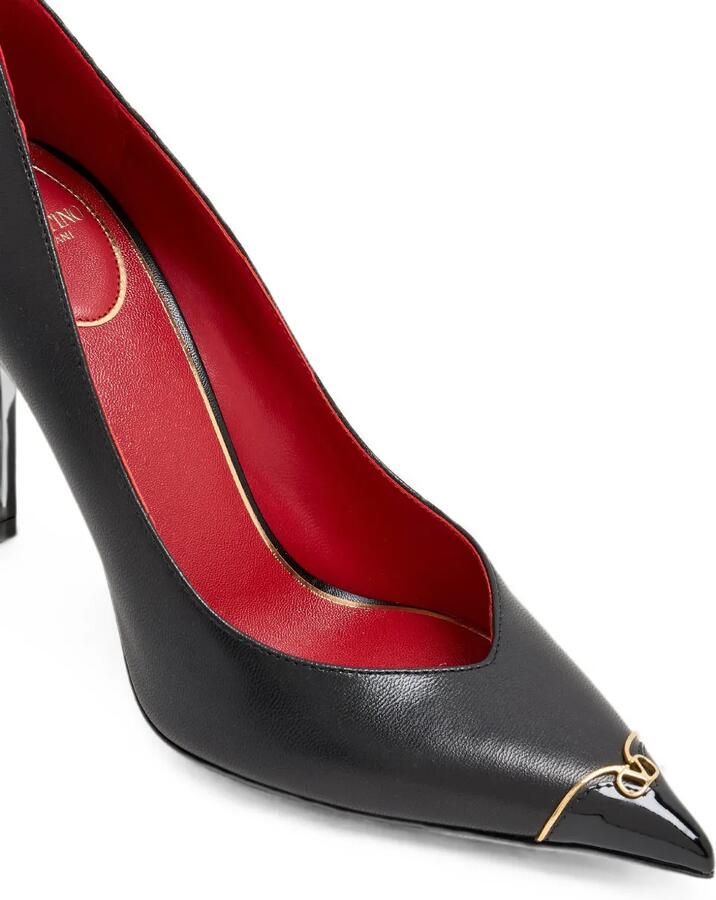 Valentino Garavani VLogo Signature leren pumps Zwart - Foto 2