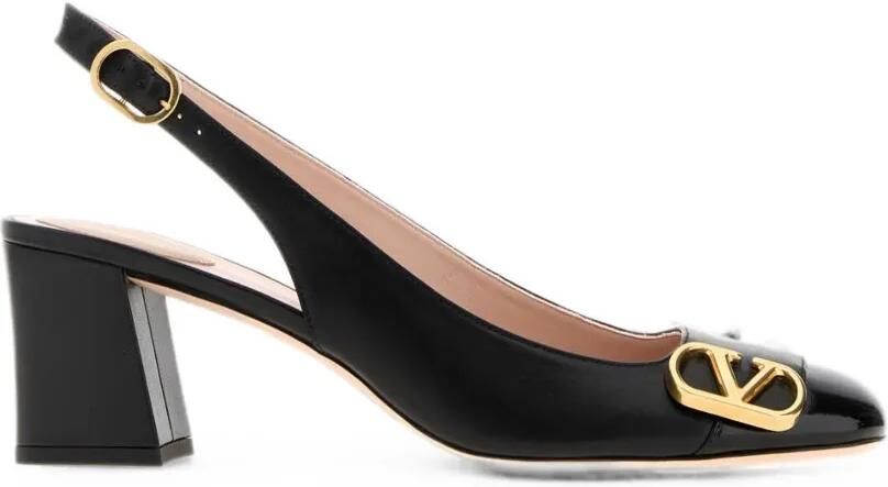 Valentino Garavani VLogo Signature leren pumps Zwart