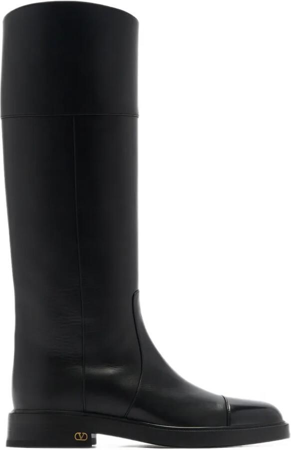 Valentino Garavani VLogo Signature leren riem Zwart