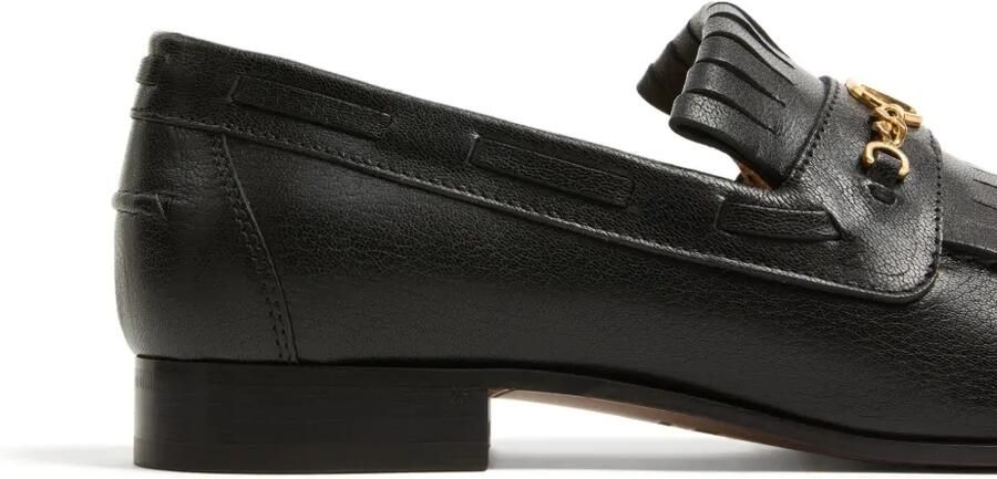 Valentino Garavani VLogo Signature loafers met franje Zwart - Foto 4
