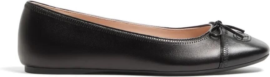 Valentino Garavani VLogo Signature nappa ballerina's Zwart