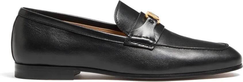 Valentino Garavani VLogo Signature nappaleren loafers Zwart