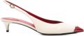 Valentino Garavani VLogo Signature pumps met kapneus Beige - Beige