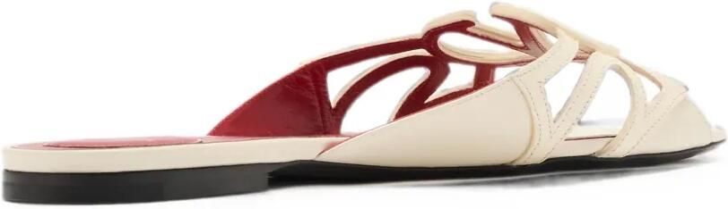Valentino Garavani VLogo Signature sandalen met uitgesneden details Beige - Foto 4