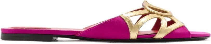 Valentino Garavani VLogo Signature sandalen met uitgesneden details Roze
