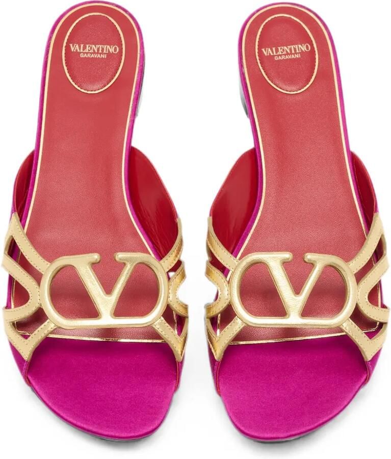 Valentino Garavani VLogo Signature sandalen met uitgesneden details Roze - Foto 2