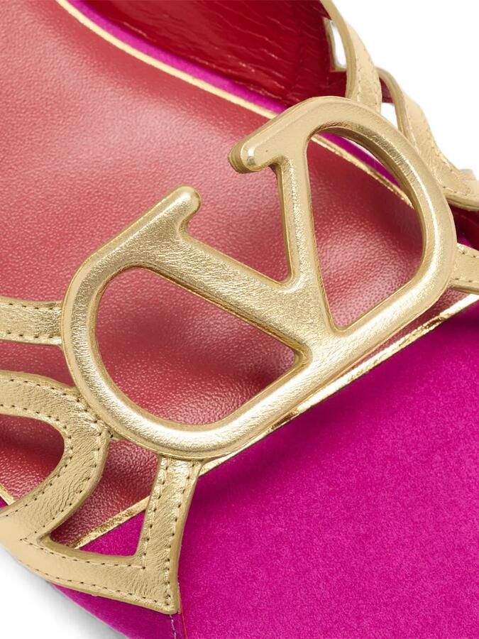 Valentino Garavani VLogo Signature sandalen met uitgesneden details Roze - Foto 3