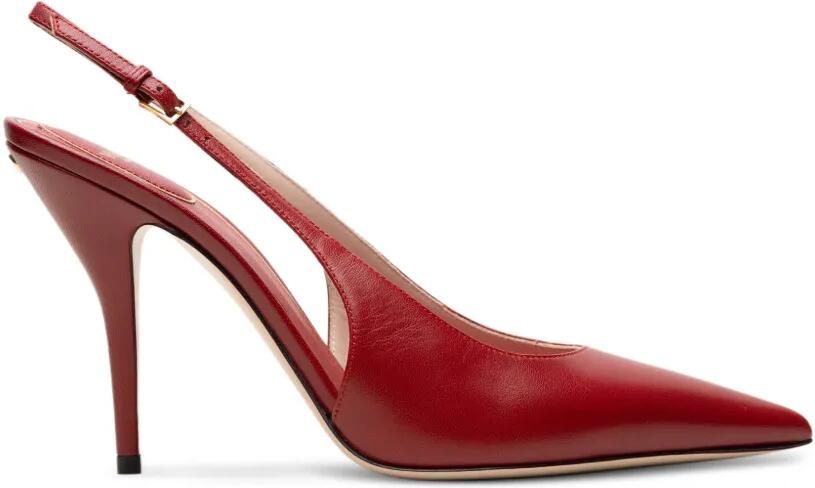 Valentino Garavani VLogo Signature slingback pumps Rood