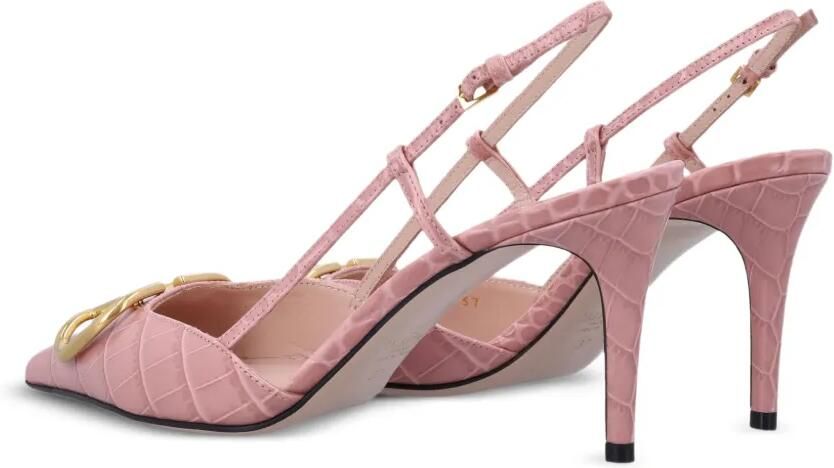 Valentino Garavani VLogo Signature slingback pumps Roze - Foto 2