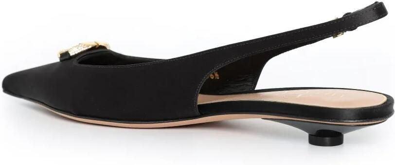 Valentino Garavani VLogo-Signature slingback pumps Zwart - Foto 3