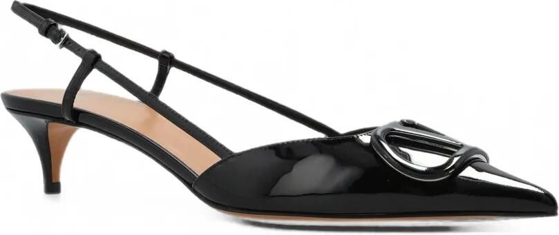 Valentino Garavani VLogo-Signature slingback pumps Zwart - Foto 3