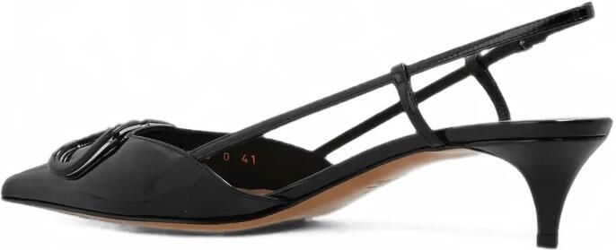 Valentino Garavani VLogo-Signature slingback pumps Zwart - Foto 5