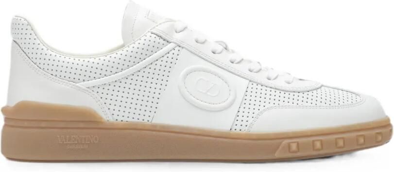 Valentino Garavani VLogo Signature sneakers met geperforeerde details Wit