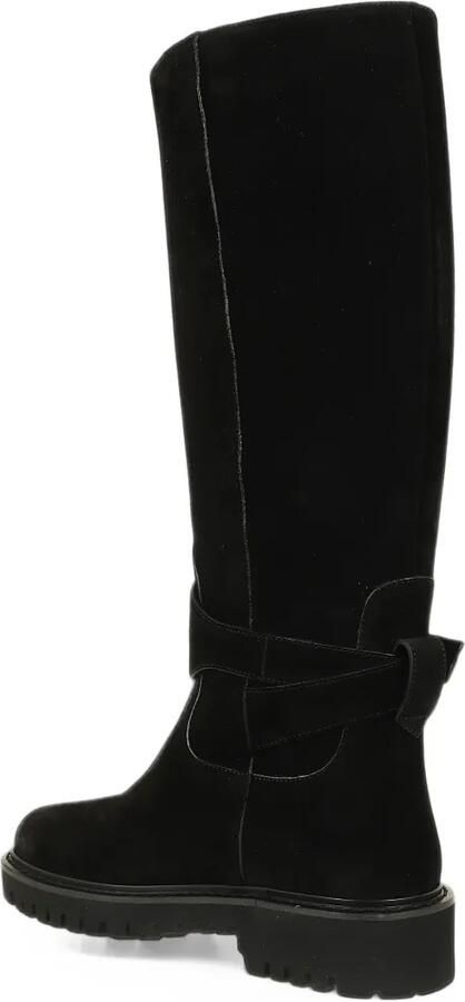 Valentino Garavani Vlogo signature split-leather boot 40mm Zwart - Foto 2