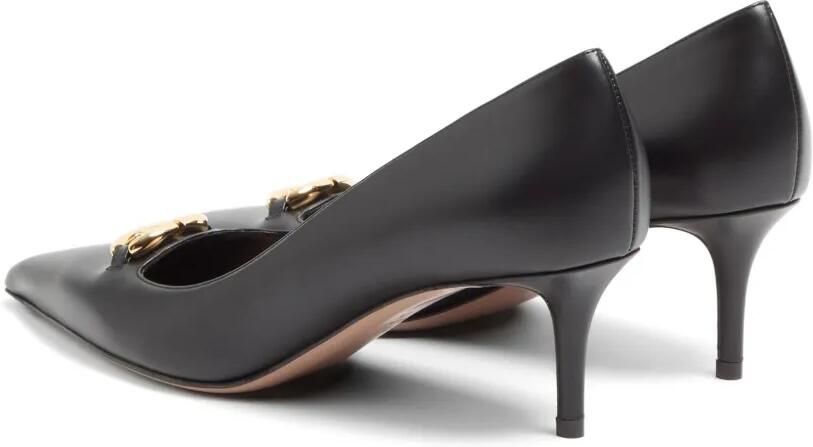 Valentino Garavani VLogo The Bold Edition kalfsleren pumps 60 mm Zwart - Foto 4