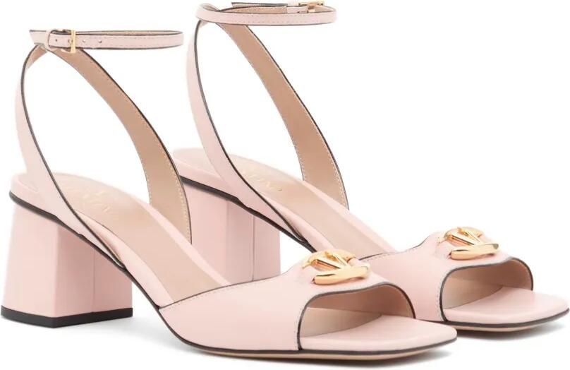 Valentino Garavani VLogo The Bold Edition kalfsleren sandalen 60 mm Roze - Foto 4