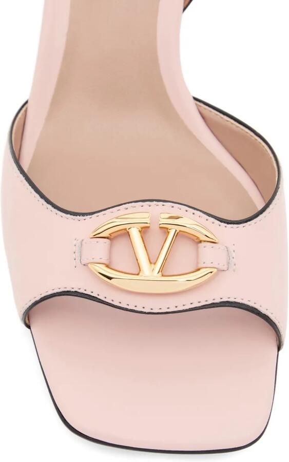 Valentino Garavani VLogo The Bold Edition kalfsleren sandalen 60 mm Roze - Foto 3