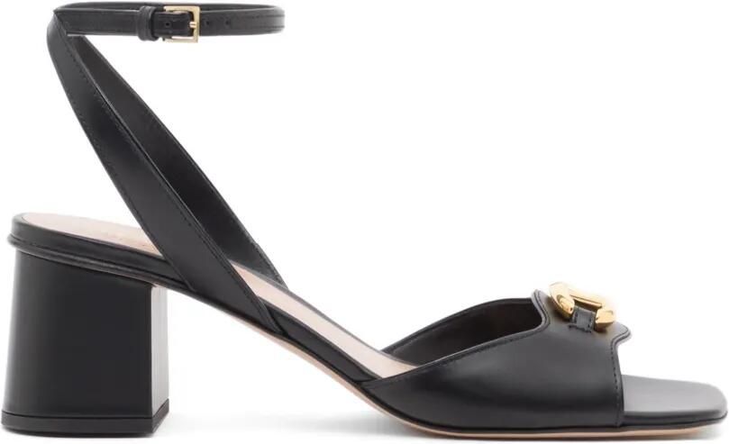 Valentino Garavani VLogo The Bold Edition kalfsleren sandalen 60 mm Zwart