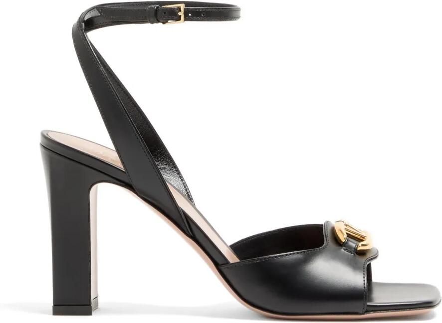 Valentino Garavani VLogo The Bold Edition kalfsleren sandalen 90 mm Zwart