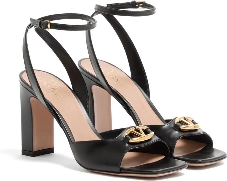 Valentino Garavani VLogo The Bold Edition kalfsleren sandalen 90 mm Zwart - Foto 2