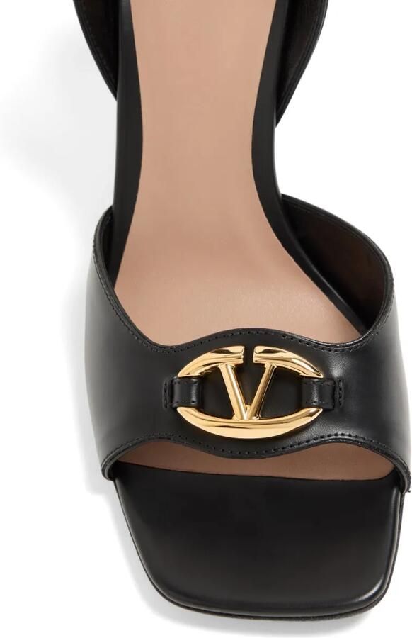 Valentino Garavani VLogo The Bold Edition kalfsleren sandalen 90 mm Zwart - Foto 4