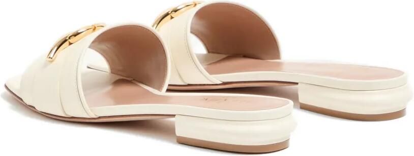 Valentino Garavani VLogo The Bold Edition Slide kalfsleren sandalen 20 mm Wit - Foto 3