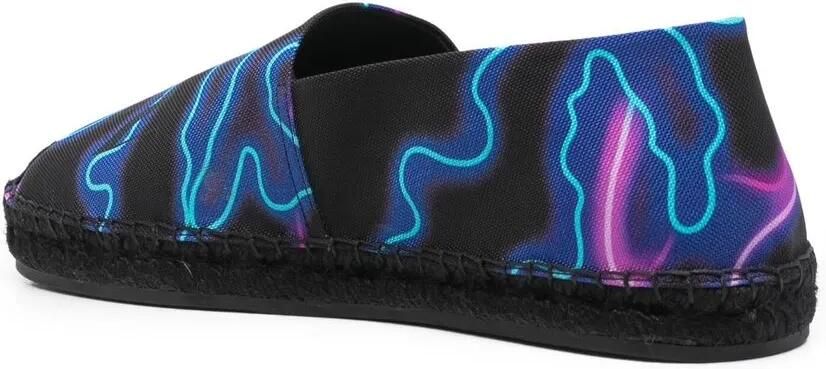 Valentino Garavani VLTN espadrilles met logoprint Zwart - Foto 3