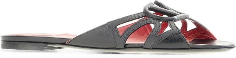 Valentino Garavani Wonderweb VLogo sandalen met uitgesneden details Zwart - Foto 2