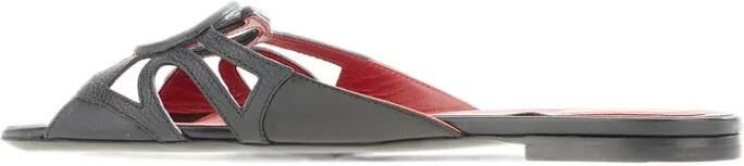 Valentino Garavani Wonderweb VLogo sandalen met uitgesneden details Zwart - Foto 3