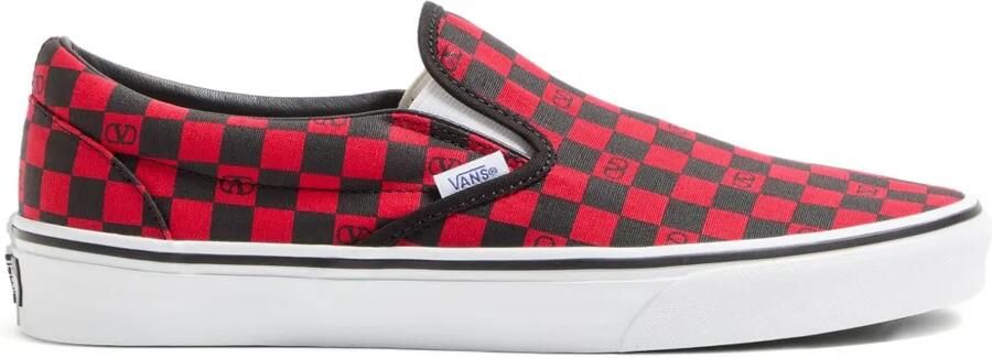 Valentino Garavani x geruite sneakers Rood