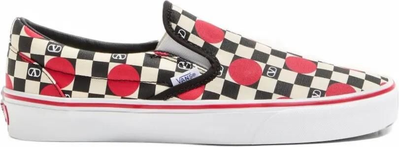 Valentino Garavani x Vans checkerboard-print slip-on sneakers Beige