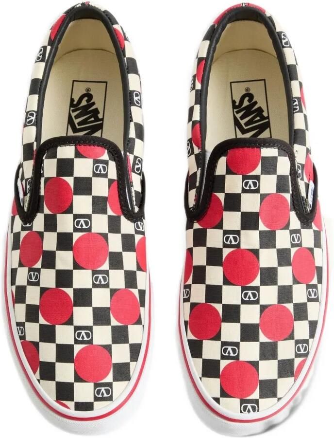 Valentino Garavani x Vans checkerboard-print slip-on sneakers Beige - Foto 2