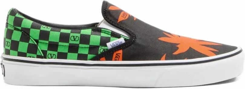 Valentino Garavani x Vans Classic VLogo checkerboard slip-on sneakers Zwart