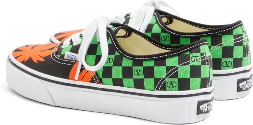 Valentino Garavani x Vans geruite Tropical Leaves sneakers Groen - Foto 5