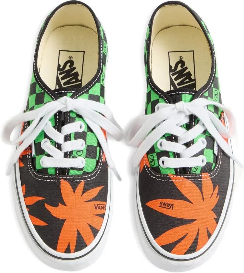 Valentino Garavani x Vans geruite Tropical Leaves sneakers Groen - Foto 2