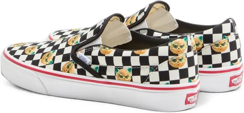 Valentino Garavani x Vans slip-on sneakers met ruiten Zwart - Foto 4