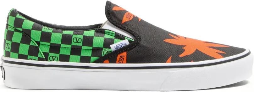 Valentino Garavani x Vans VLogo geruite slip-on sneakers Zwart