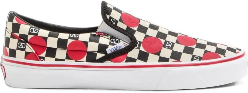 Valentino Garavani x Vans VLogo geruite sneakers met stippen Beige