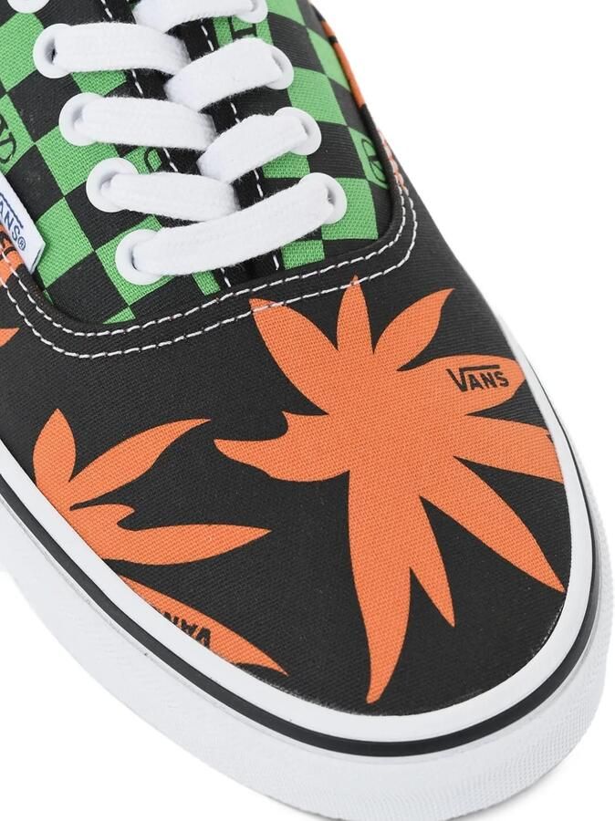 Valentino Garavani x Vans VLogo geruite sneakers met Tropical Leaves print Zwart - Foto 2